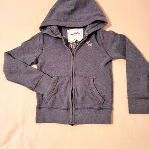 Size 10/12 Abercrombie  boys zip up hooded jacket